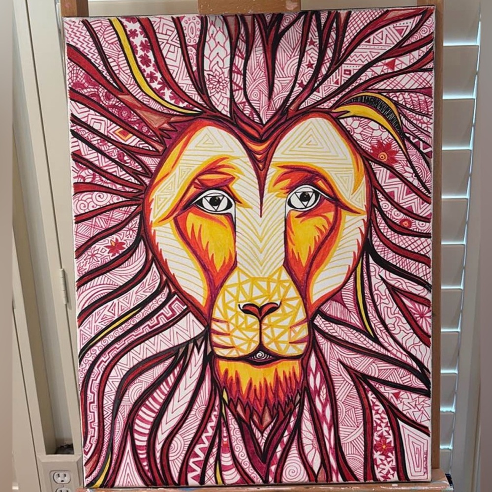 Leo Lion Original Art